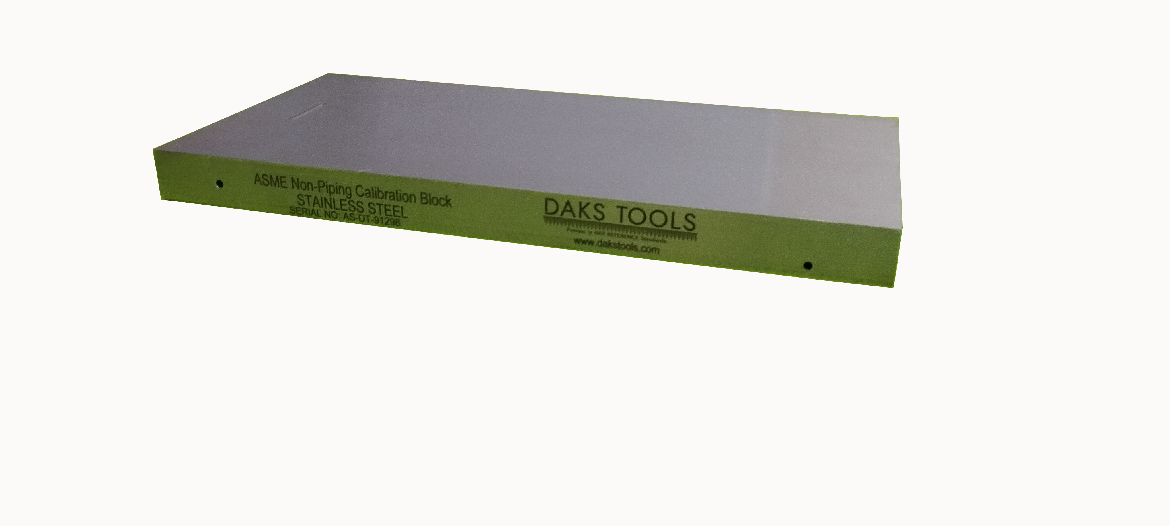 NON-PIPING CALIBRATION BLOCK 38MM THICKNESS - DAKS Tools NDT Calibration Standard