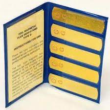 MAGNETIC FLUX INDICATORS, TYPE G, SET OF 5