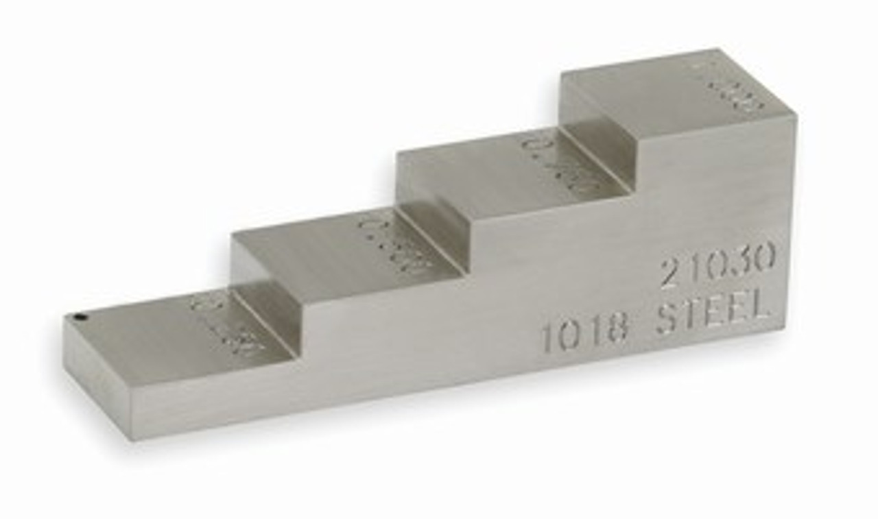 4 STEP UT CALIBRATION BLOCK METRIC VERSION - DAKS Tools NDT Calibration Standard