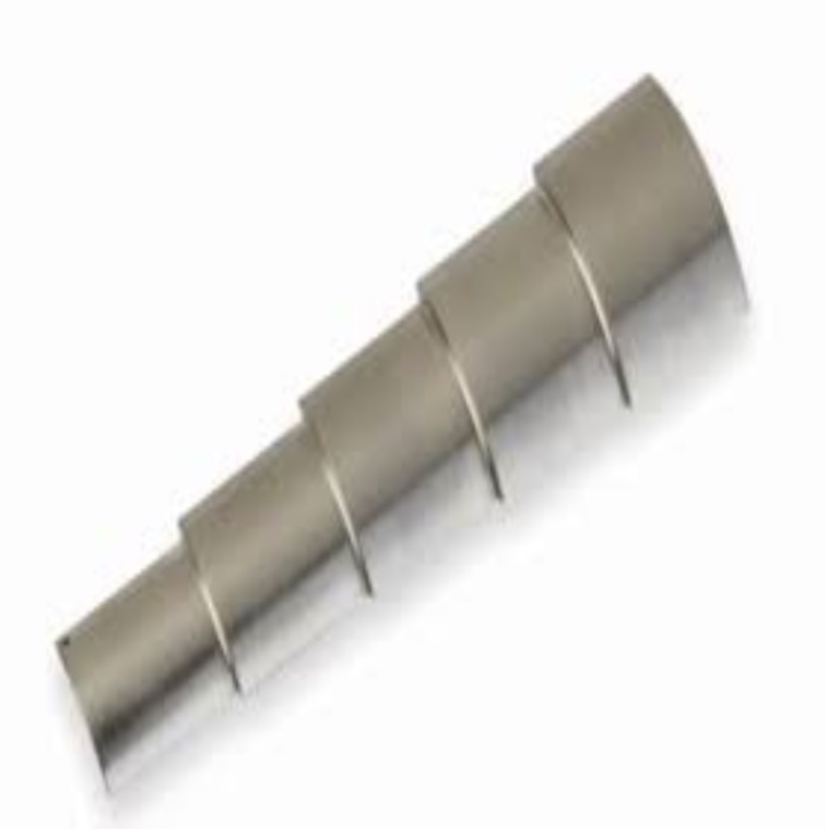 90° CURVED 5-STEP TEST BLOCK INCH VERSION - DAKS Tools NDT Calibration Standard