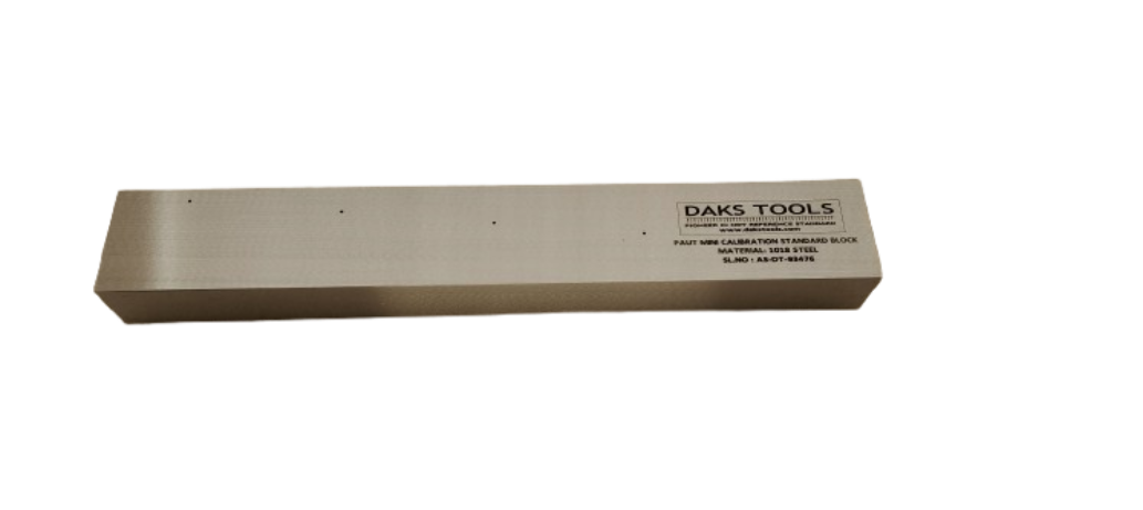 PAUT-MINI PHASED ARRAY ULTRASONIC TESTING CALIBRATION STANDARD BLOCK  - DAKS Tools NDT Calibration Standard
