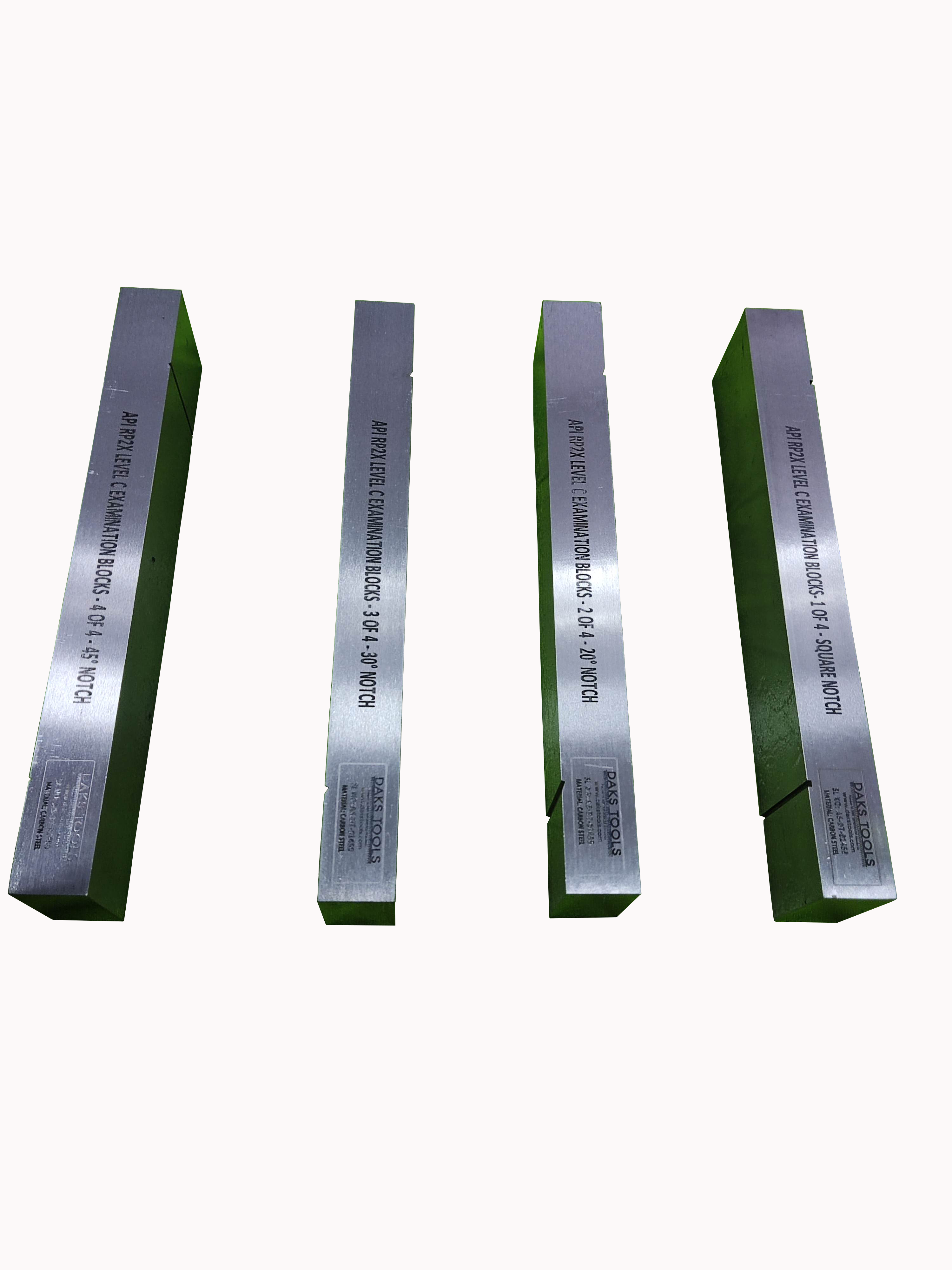 API RP 2X REFERENCE STANDARDS BLOCK - DAKS Tools NDT Calibration Standard